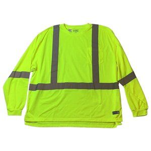 C.E. Schmidt Workwear High Visibility Class 3 Reflective Shirt Mens Size 3XL